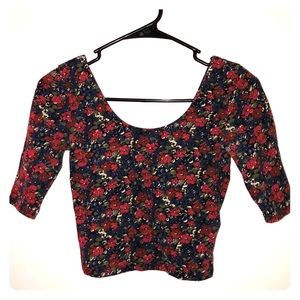 Floral Crop Top